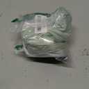 FJTP Seafoam Green Mint Navy Blue Abstract Ocean Art Painting Flax Cotton Hidden Zipper Throw Pillow Covers 20x20 in (Two Sides)