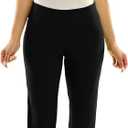 Zac & Rachel Women's Pull-on Slim Leg Crop Pant (Black)