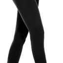 Citystl Opaque Black Tights for Women, 80D Solid Color Soft Tights, Control Top Microfiber Pantyhose for women (Small-Medium)