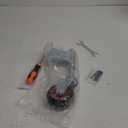 Spring Loaded Gate Casters 4 Rubber Tire Heavy Duty Gate Caster Wheels with Hardware for Wooden Gates, Metal Gates, Fence Gates, Swing Gates, 330 Lbs Load Capacity