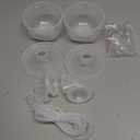 Breast Pump Accessories 8oz Milk Collection Cup, Compatible with Spectra S1/S2/S9, Not Original Spectra Part, Replacement 24mm Flange Milk Collector Cup Tubing Parts, 2 Pack