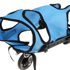 ATORSE Dog Wheelchair for Back Legs Metal Dog Wheelchair Cart for Small Pets (Blue) S