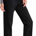 SPECIALMAGIC Women Yoga Sweatpants Pajama Wide Leg Cotton Drawstring Lounge Pants Leisure (Black, XXL)