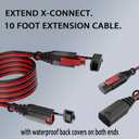 10.5Ft GC004 X-Connect fit for NOCO Battery Charger Accessories,Extension Cable Accessory for Genius Smart Battery Chargers Cable, Compatible with GENIUS1, GENIUS2,G750, G1100, G3500