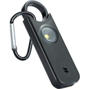 Personal Safety Alarm - 135dB Ultra Loud Siren with LED Strobe Light, USB-C Rechargeable, Compact Keychain Alarm for Women/Men, Emergency Flashlight & Vibration Alert(Black)