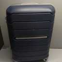Samsonite Freeform 24-Inch Medium Luggage with Dual 360 Spinner Wheels - Checked Suitcase - TSA Lock, Airline-Approved - Lightweight Durable Polypropylene Expandable Hardshell - Navy