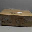 XVISHX Baby Playpen 50 x 50 Inch Play Pen Playards, Playpen for Babies and Toddlers, Baby Playard for Indoor & Outdoor Active Center Game Fence, with Skin-Friendly Fabric and Soft Breathable Mesh Grey