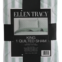 Ellen Tracy King 1 Quilted Sham 20x36 100%Polyester