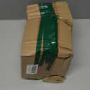 Mkono Small Artificial Flowers in Ceramic Vase 12.5" Centerpieces Coffee Table Decor, Silk Flower Arrangements for Home Decor Indoor Fake Flower Bouquet for Bathroom Dining Room Kitchen Wedding Brown