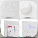 Large Cork Board 36" x 24", 6 Pack Felt Bulletin Board with 30 Pushpins, Cork Boards Alternative with Self-Adhesive Strips, Felt Wall Tiles Pin Boards for Walls Office Home School Decor-Light Gray