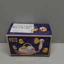 Duckie Baby Bath Shower Head, Toddler Bath Toys for Kids Ages 1-3, Baby Shower Head for Bathtub with Three Squirting Ducks, Birthday Gift for Toddler Boys Girls