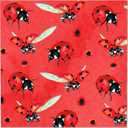 CC HOME Ladybug Birthday Paper Plates Napkins Coccinella Insect Disposable Tableware Set Party Supplies Ladybird Theme Dinnerware Serves 24 Guests for Audlts Kids Baby Shower Birthday 88PCS