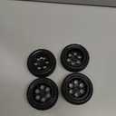 RC Station 12mm Hex RC Wheels and Tires for Hyper Go H16BM H14BM Tires and Wheels 1/14 1/16 with Foam Inserts for Traxxas Wltoys 144001 etc 1/18 RC Car Street Tires Wheels Preglued
