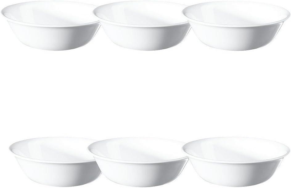 Corelle 6 Piece Winter Frost White Bowls Set (18 oz)