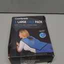 XL Refillable Ice Bag for Injuries, 21.2" x 13" Travel Ice Water Bag Physical Cold Therapy with Straps for Full Back, Hip, Pain Relief for Injuries, Muscle Pain, Swelling, Bruises