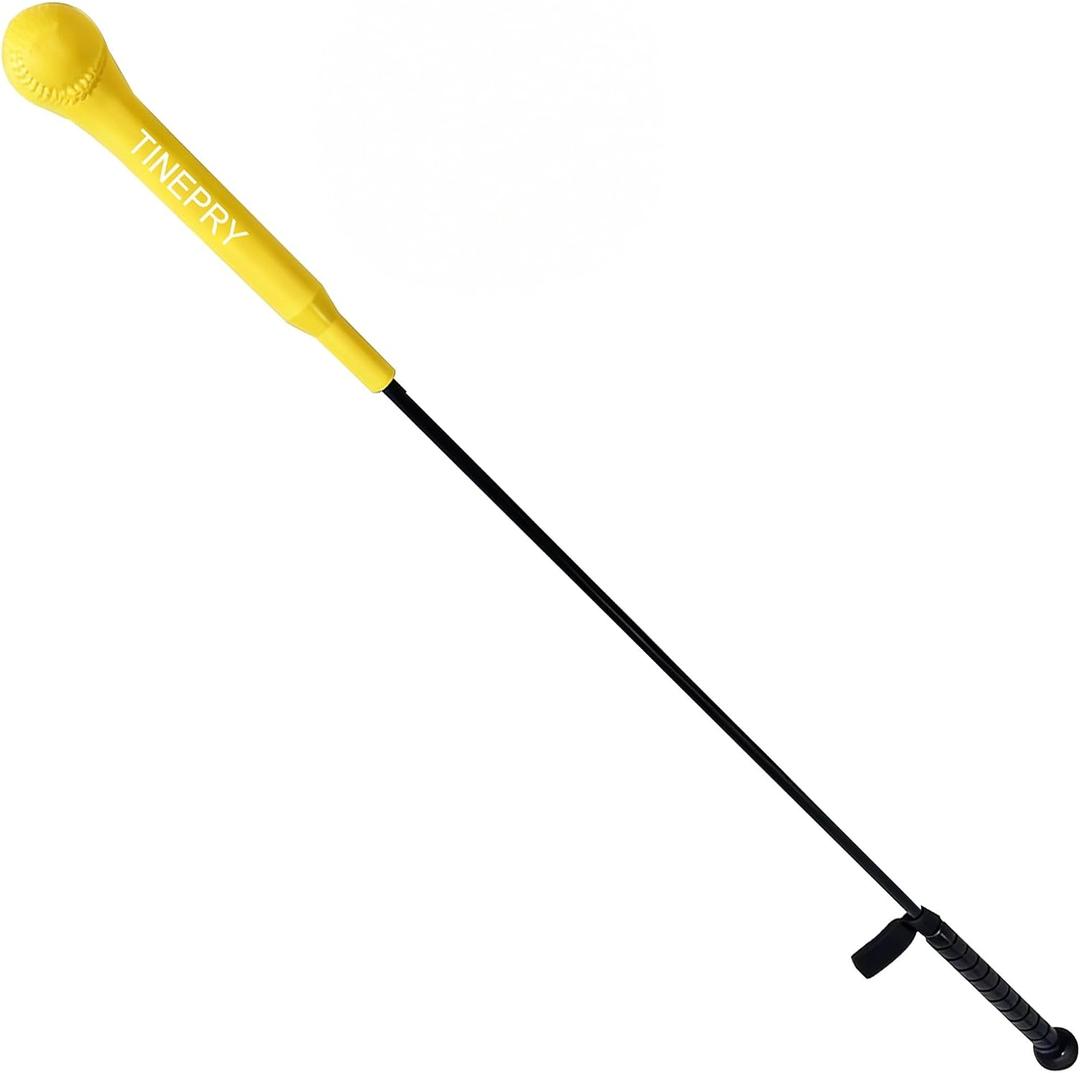 Baseball Swing Trainer,54'' Hitting Stick for Baseball & Softball,Non-Slip Grip Batting Practice Tool for All Ages