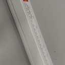 No Drill Cordless Pleated Fabric Shades, White, 35.5" W x 64" H