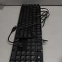 Typewriter Keyboard 104-key Black Square Punk Gaming Keyboard LED Ice Blue Backlit Cute Keyboard with Wired USB Suitable for PC/Win/Mac/LaptopG1000/Black