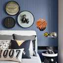 UNICRAFTALE Hand Shapes Black Basketball Holders Wall Mount Art Decor Stand Hand Sculpture Ball Holder Basketball Storage Rack Organizer Display Case for Ballr Gifts for Men Gamers 8.66"x6.69"x3.35"