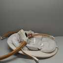 Baby Swings for Infants, Monamii Baby Swing, Infant Swing with 5 Speeds, 10 Lullabies, Electric Swing for Baby, Indoor & Outdoor Use (Beige)