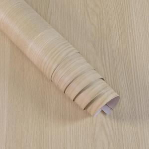 Boobest 15.7"x196" Beige Wood Contact Paper Wood Grain Peel and Stick Wallpaper Removable Self Adhesive Wood Look Vinyl Wallpaper for Bedroom Kitchen Walls Decorative Contact Paper Wood Desk Covering