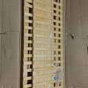 COPREE Bamboo Garment Coat Clothes Hanging Heavy Duty Rack with top Shelf and Shoe Clothing Storage Organizer Shelves