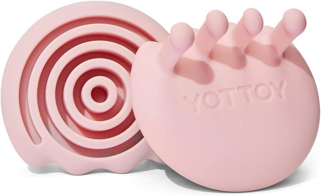 YOTTOY Foot Arch Trainer for Flat Feet, Plantar Fasciitis Relief &Arch Support Strengthening, Portable Arch Metatarsal Exercise Brace for Home and Gym (Pink)