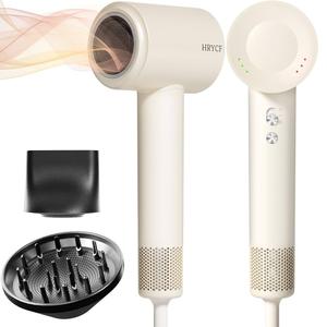 Hair Dryer,160000 RPM Blow Dryer with High-Speed Brushless Motor for Fast Drying, Professional Ionic Lightweight Hair Dryers, Thermo-Control Low Noise with Blow Dryers Diffuser & Nozzle