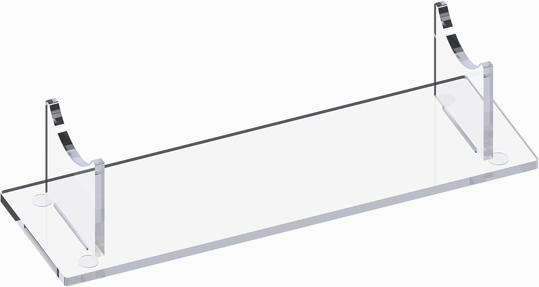 Acrylic Saber Stand  Multi-Function Display Stand for Swords, Daggers, Wands & Collectibles, Transparent Desktop Holder for Displaying Sword & Other Long Items, Clear Base, 1Pack