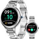 SOUYIE 2026 DA GPT Smart Watch for Women, 1.19" AMOLED Display, AI Customizable Watch Face, Heart Rate, Sleep Monitor, 107 Sports Modes Fitness Tracker, Compatible with iOS & Android (Silver)