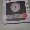 Taylor Precision Products 48325072 Silver/Black Mechanical Bathroom Scale with 5" Sphere