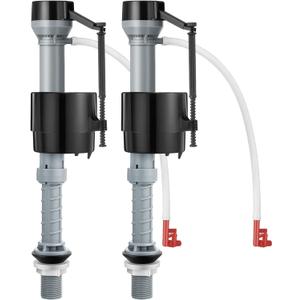 Saillong 2 Pack Toilet Fill Valve Replacement, Height Adjustable Universal Toilet Tank Flusher Replacement Kit, Leak-Proof Easy Install Fill Valve Repair Kit