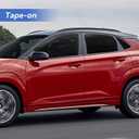 Window Visors Rain Guards for 2018-2023 Hyundai Kona, Out-Channel Window Vent Wind Deflectors Visors Shades for 18-23 Kona