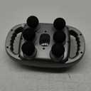 ROUYIL 6-Head Massage Gun, Professional Handheld Massager with Adjustable 9 Modes & Intensities, 2000mAh Large Battery, for Back/ Legs/ Waist/ HIPS Full Body Muscle Relaxation Relief (Black)