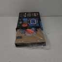 AND1 Over the Door Mini Basketball Hoop: 18x12 Shatterproof Backboard, 2 Mini Basketballs, and Hand Pump Included- Ultimate Indoor Basketball Accessory for Kids and Adults, No Tools Required (Orange/Light Blue)