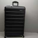 Samsonite Omni 2 28-Inch Large Checked Hardside Luggage with 360 Spinner Wheels - Scratch Resistant Hardshell - TSA Lock - Expandable Polycarbonate Shell for Lightweight Travel - Midnight Black