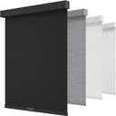 GENIMO Cordless Blackout Roller Shades, 39" W X 72" H, Textured Black