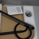 Led Desk Lamp for Office Home - Eye Caring Architect lamp with Clamp,Dual Screen Computer Monitor Work Smart Light: 24W 5 Color Flexible Adjustable Lighting Table Lamp for Study Drafting (Black)