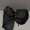 CAROMOP 3D Thick Sponge Car Seat Covers Front Set-Breathable PU Leather & Foam Mesh.Non-Slip Seat Cover for car,Durable Car Seat Cushion,Universal Fit for Cars,Suvs,Vans,Trucks(Black)