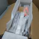 Van Ladder Roof Racks, Universal Cargo roof RackTrailer Ladder Rack ShelfLadder Shelves for Truck,Adjustable Length 56-64, Upgraded Anti Collapse 5-Section 2 Bars and 800 lbs Load Capacity (White)