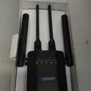 2026 New WiFi Extender Signal Booster, Long Range up to 18kSq.ft, Wireless Internet Repeater Routers Signal Amplifier for Home, 8X Faster Access Point with Ethernet Port