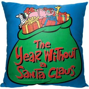 Northwest The Year Without a Santa Claus Pillow, 18" x 18", Bag of Toys