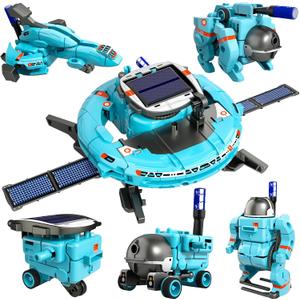 Lucky Doug STEM Projects for Kids Ages 8-12 12-16, 6-in-1 Building Science STEM Kits for Solar Robot Kit Space Toys Birthday Gifts for 8 9 10 11 12 13 14 15 16 Year Old, Boys Girls Teens