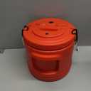 5L Portable Commercial Food Warmer, Insulated Bucket, Insulated Soup Container, Insulated Soup Carrier, Commercial Soup Containers with Lid for Hot or Cold Food Storage (Red, 5L)