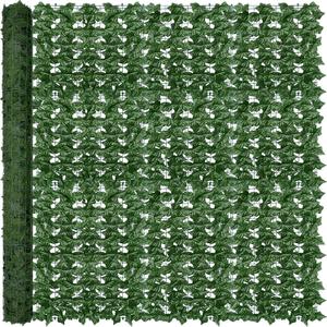 Artificial Ivy Privacy Fence Wall Screen: 6FT x12FT UV-Anti Faux Greenery Backdrop Ivy Vine Leaf Hedges Fence Panels for Patio, Balcony, Garden, Backyard Indoor Outdoor Green Wall Decor (72*144 IN)