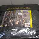 Colorado Seat Covers, Custom fit for 2015-2022 Chevy Colorado Crew Cab Z71 LT ZR2 Work Truck(Full Set, Black&Gray)