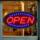 KEBE LED Open Sign, 19"x10" Bright High Visibility Advertisement Board Electric Display Sign Flashing Light for Business Walls Window Bar Shop Hotel, Two Modes