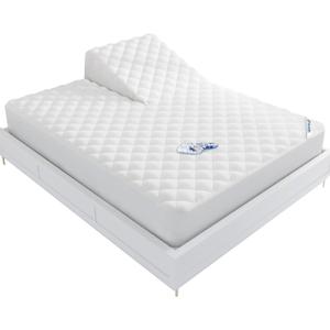 Waterproof Split Top King Mattress Pad Protector for Adjustable Bed, 34" Top Split from Head, Noiseless, Soft Padded Matress Protector