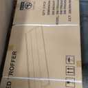 Cortelco 2x4 LED Troffer Light, 4 Colo Options 3000K-5000K, 50W/ 40W/ 35W/ 30W/ 25W, Up to 7500 Lumens, 0-10V Dimmable Drop Ceiling Lights, 100-277V, ETL&DLC Listed, Commercial Grade, 2 Pack