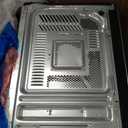 GE GCST10A1WSS 1.0 Cu Ft Convection Microwave Oven, 1050W Countertop Air Fry Microwave with Broil & Crisper Pan, Compact Stainless Steel Design